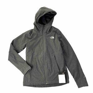 New Womens North Face Jacket XS Fleece Lined Water Resistant Windbreaker Grey